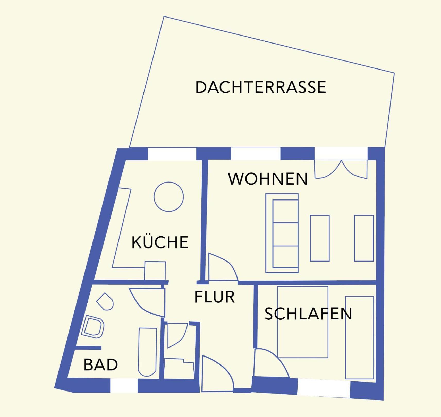 吕丁豪森Penthaus Kranichholz公寓 外观 照片